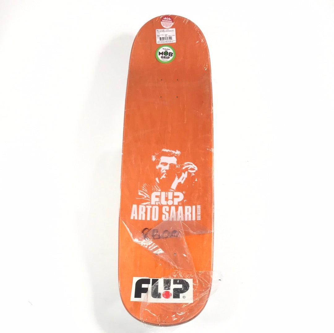 Flip Arto Saari Side Mission Gravel Grey 8.5 Skateboard Deck