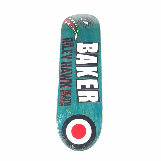 Baker Riley Hawk Death Or Glory 2013 Blue 8.38 Skateboard Deck