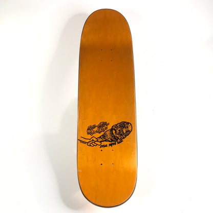 Pocket Pistols Lee Ralph Captain Caveman Orange 9.0 Skateboard Deck