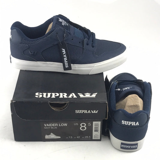 Supra Vaider Low Navy US Mens Size 8.5