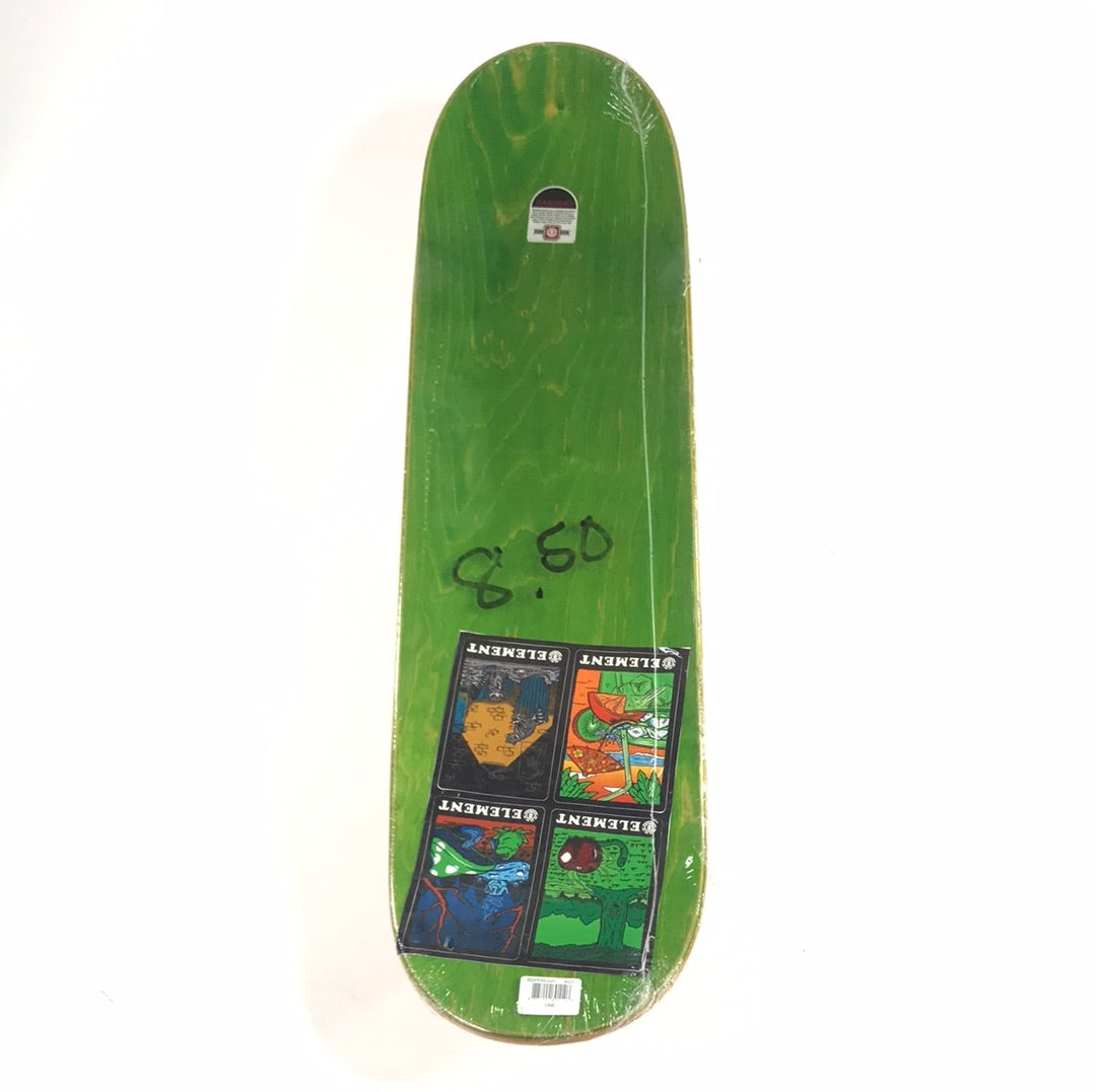 Element Nick Garcia Racoons Orange 8.5 Skateboard Deck