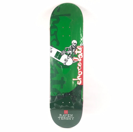 Chocolate Raven Tershy FSA Green/White 8.5'' Skateboard Deck
