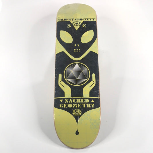 Alien Workshop Gilbert Crockett Sacred Geometry yellow 8.0" Skateboard Deck