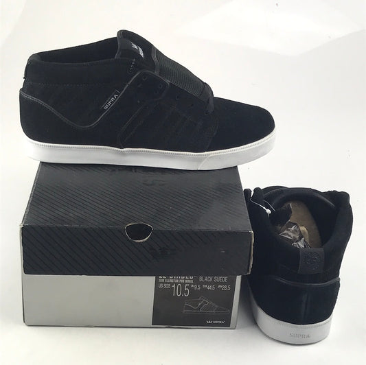 Supra Erik Ellington EE Diablo Black Suede US Mens Size 10.5