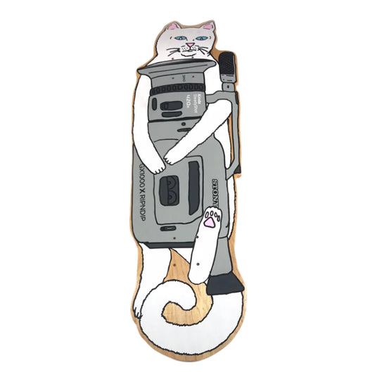 GX1000 x Rip N Dip Team Nermal Cat Camera Multi 8.5'' Skateboard Deck