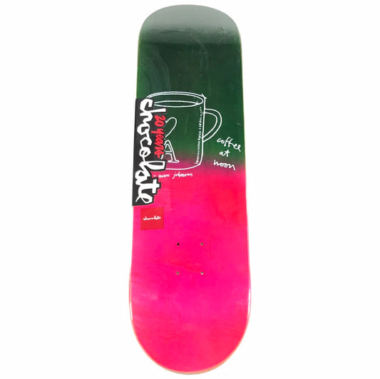 Chocolate Marc Johnson 20 Years Pink/Green 8.125 Skateboard deck