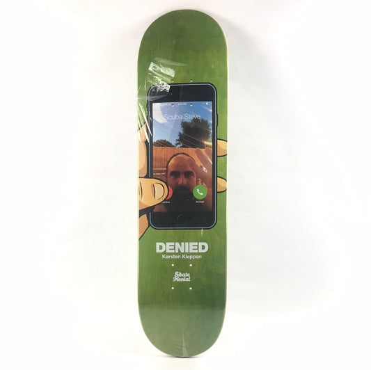 Skate Mental Karsten Kleppan Scuba Steve Denied Green 8.125'' Skateboard Deck