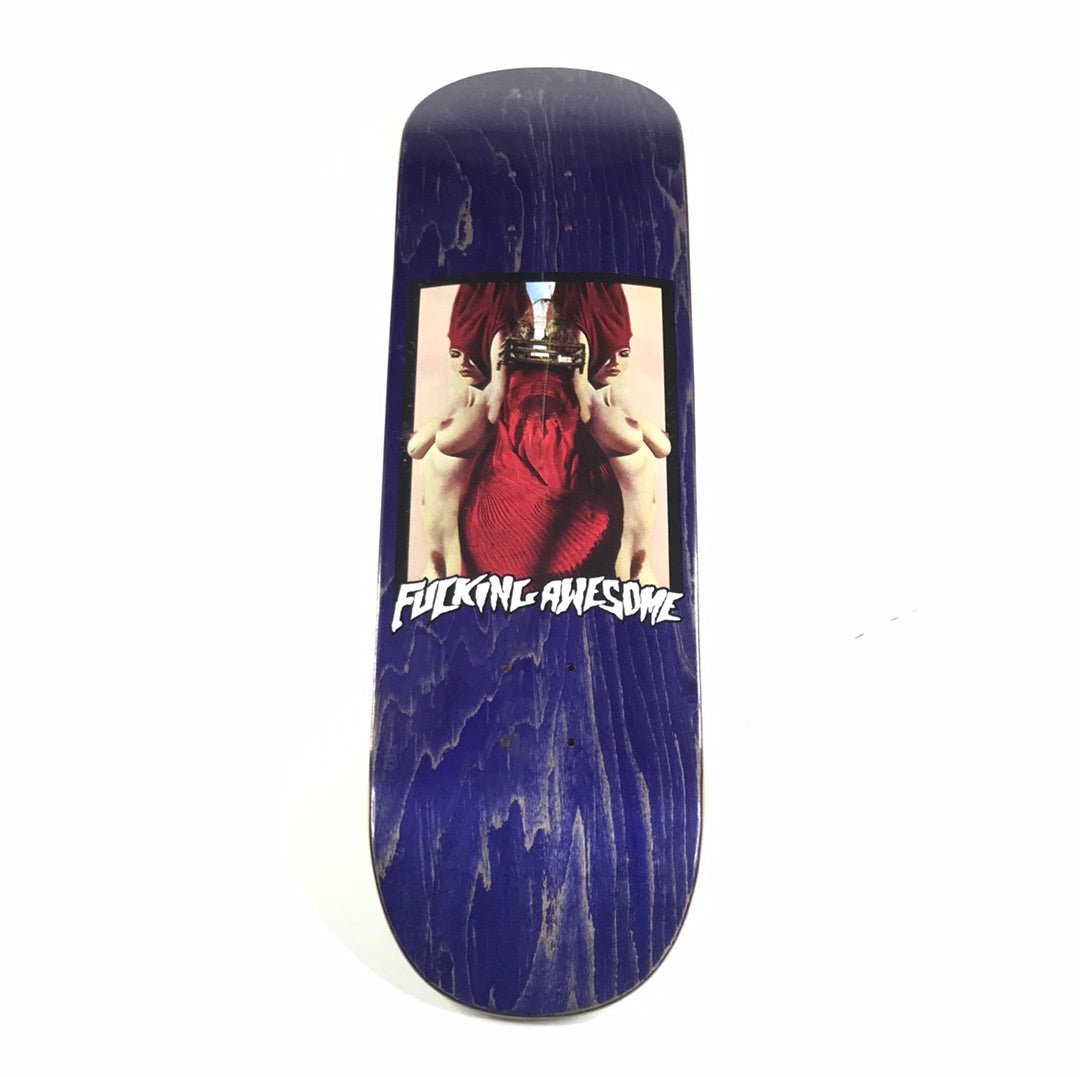 Fucking Awesome Burqa Naked Girl Taking Shirt Off Blue 8.6‚Äù Skateboard Deck 2014