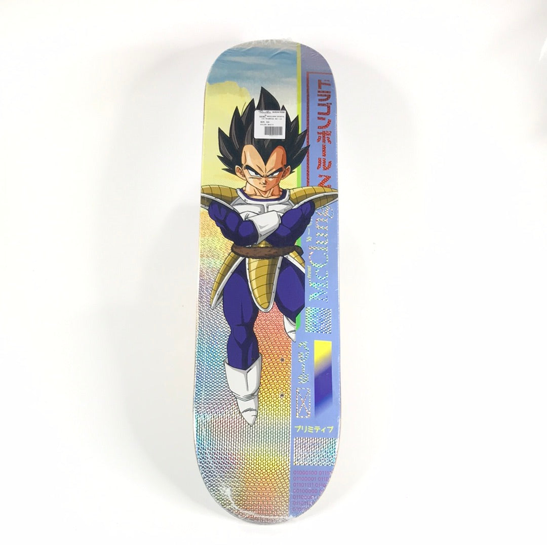 Primitive x Dragon Ball Z Trent McClung Vegeta Blue 8.0 Skateboard Deck