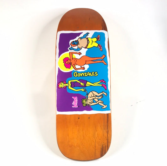 Blind Mark Gonz Gonzales Neon Cartoon 9.875" Skateboard Deck