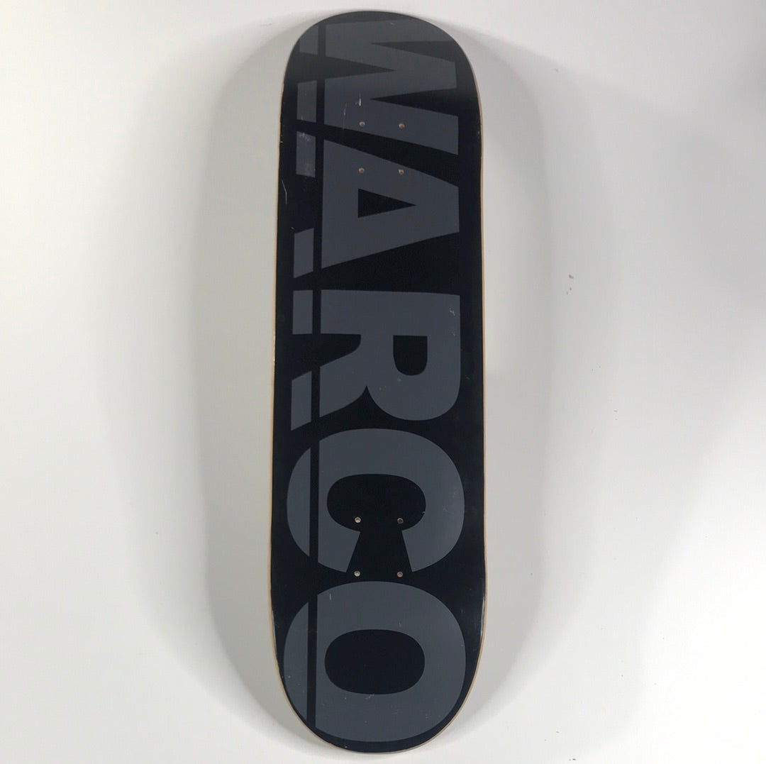 WarCo Team Logo Grey 8.5 Skateboard Deck – western-skate-co