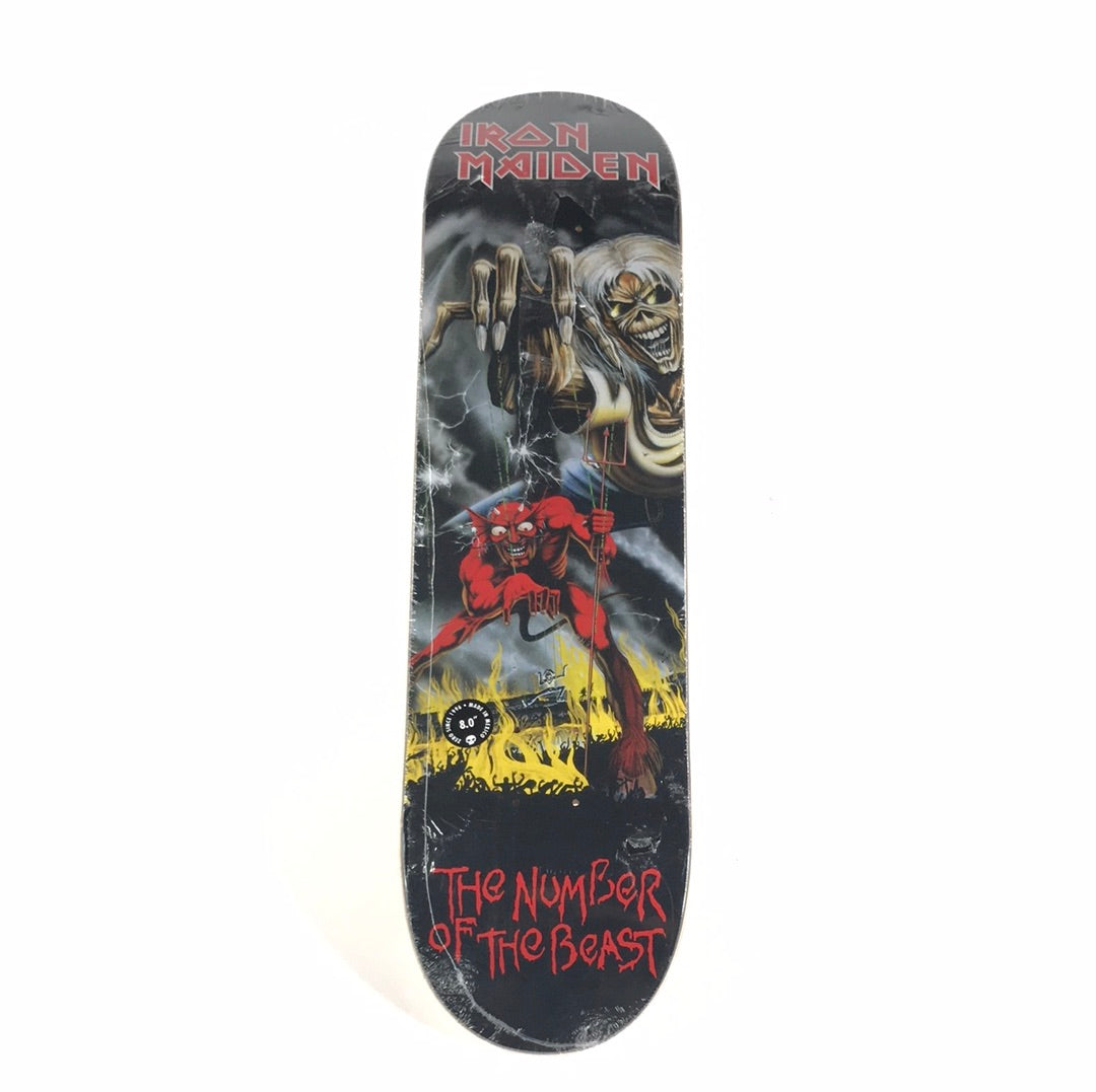 Zero Iron Maiden The Number of the Beast Black 8.0 Skateboard Deck