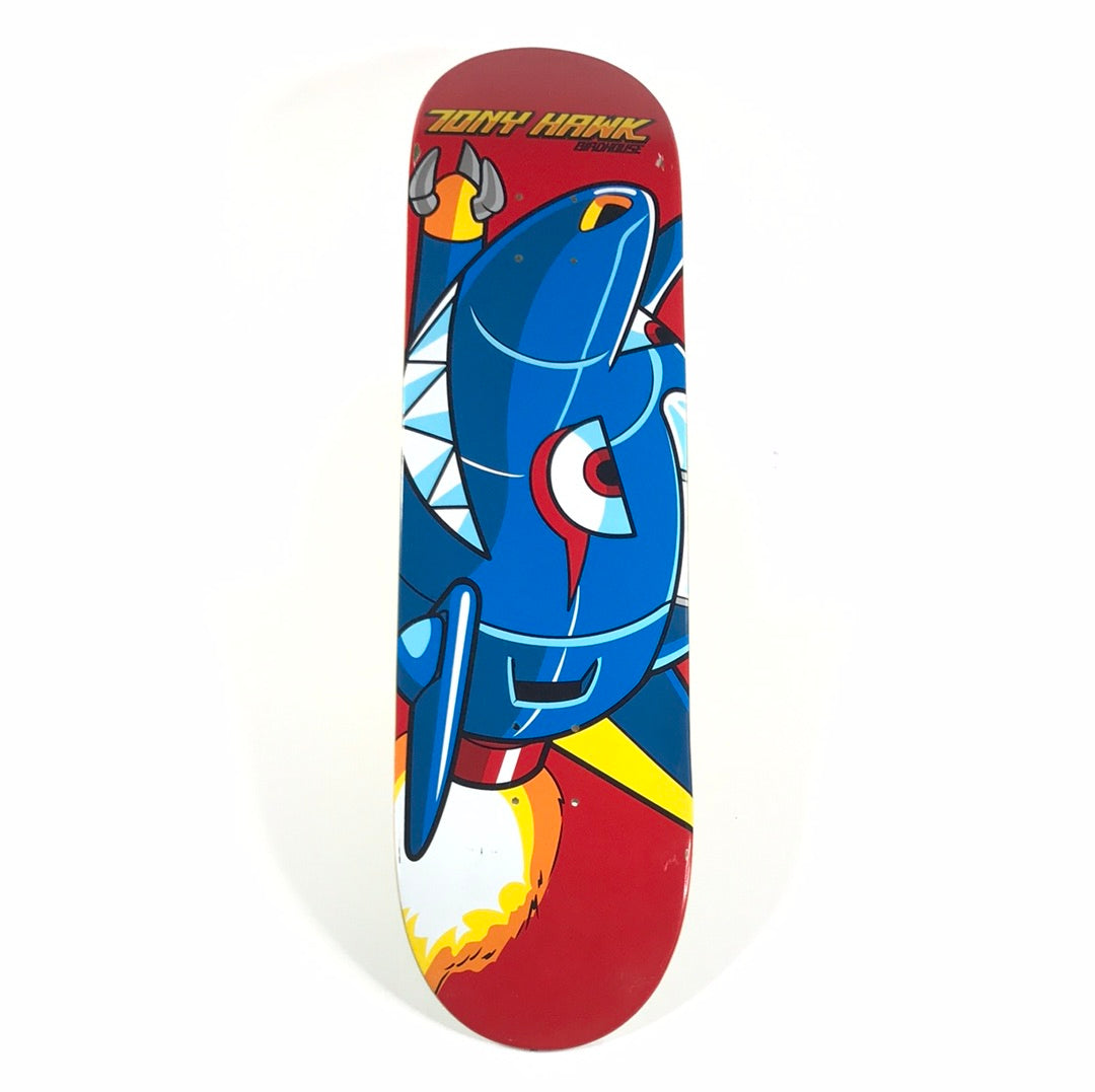 Birdhouse Tony Hawk Cartoon Airplane Red 8.375 Skateboard Deck