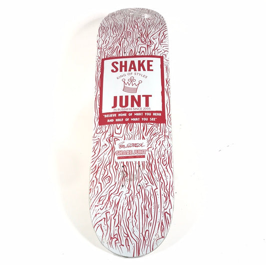 Shake Junt Pete Eldridge Guest Model King Red/White 8.25'' Skateboard Deck