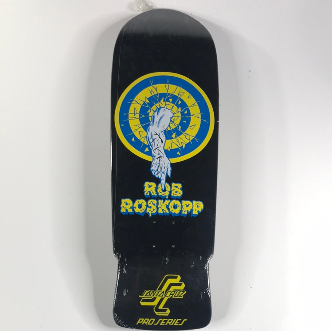 Santa Cruz Rob Roskopp Target 1 Black 10.0 Skateboard Deck