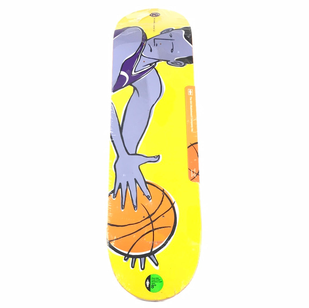 Girl Mike Mo Basket Ball Yellow 8.0 Skateboard Deck