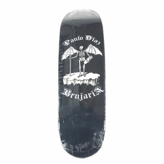 Brujaria Paulo Diaz Skeleton Black 8.5  Shaped Skateboard Deck