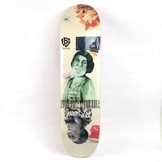 Stereo Jason Lee Water Color Tan 8.3'' Skateboard Deck