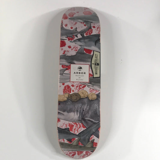 Arbor Skateboard Deck - Kozyndan Shark Red - Whisky Project