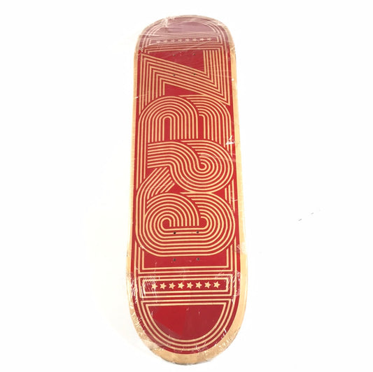Zero Team Lines Red/Woodgrain 8.5'' Skateboard Deck