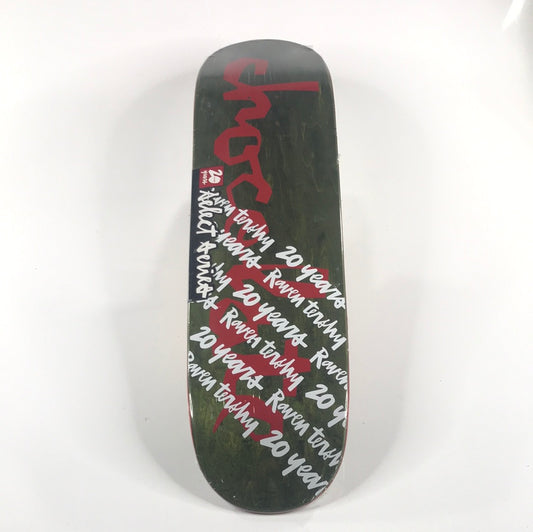 Chocolate Raven Tershey 20 Years Green 8.5 Skateboards deck