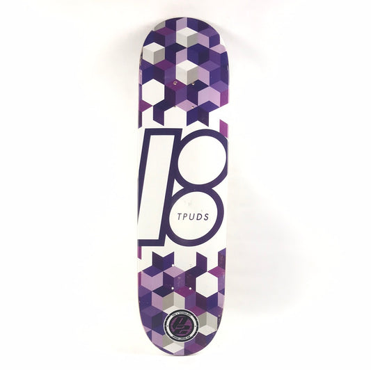 Plan B Torey Pudwill Cubed Purple/White 8.25'' Skateboard Deck
