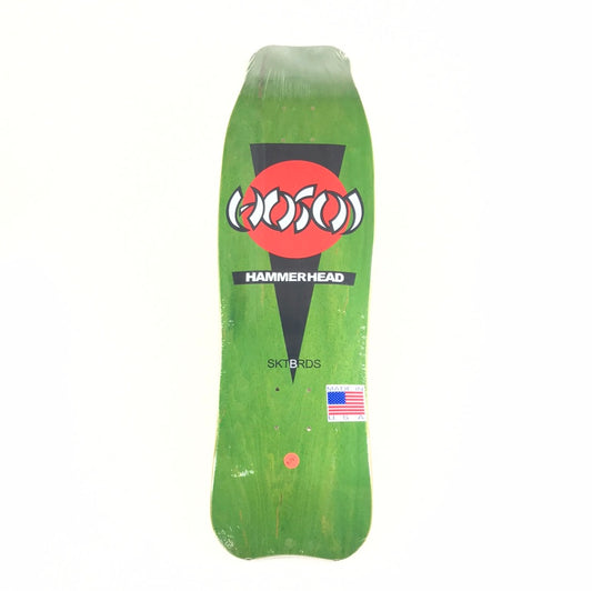 Hosoi Team Hammer Head Green 8.75 Skateboard deck