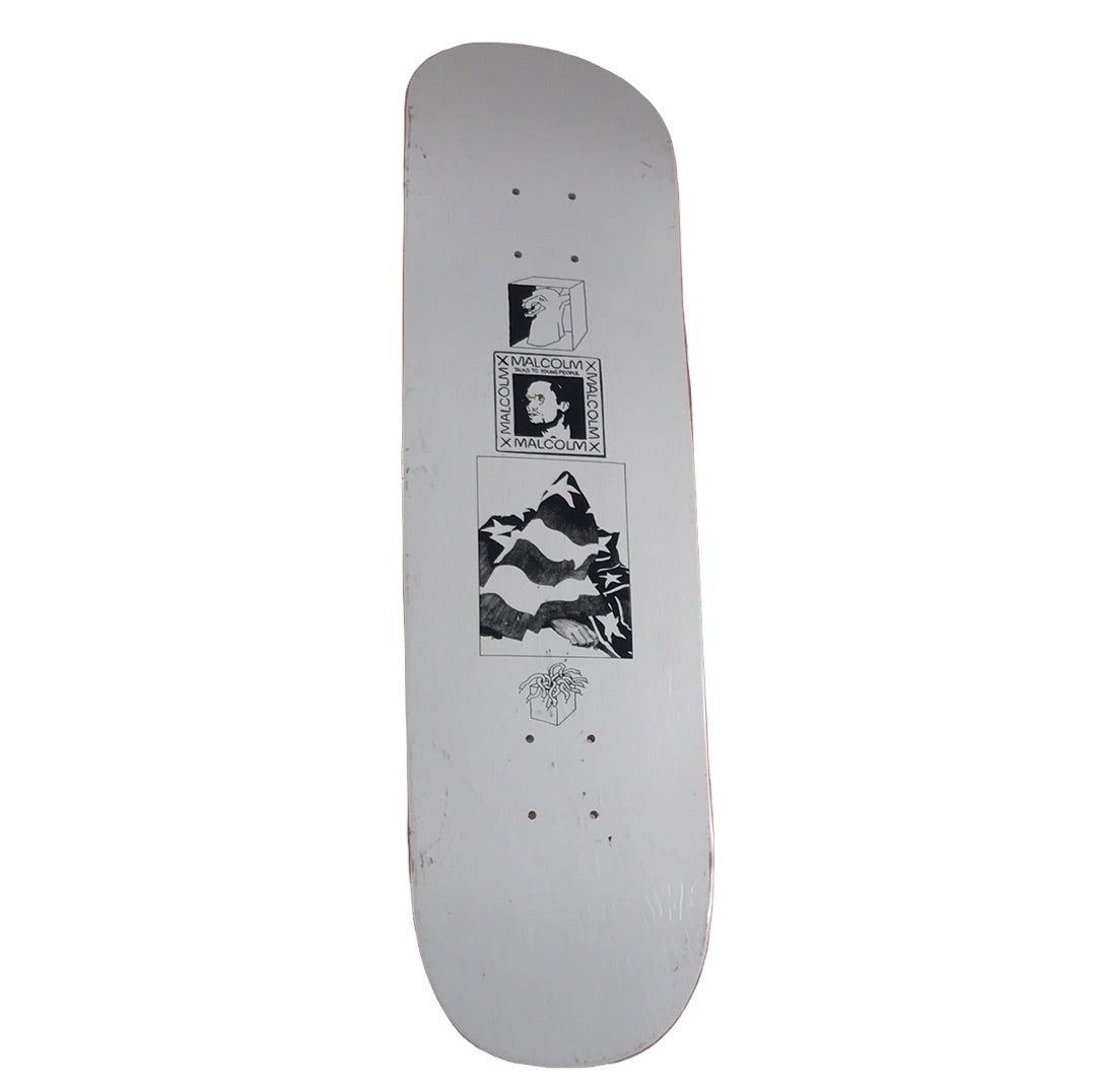 Fucking Awesome Malcolm X White 8.38 Deck – western-skate-co