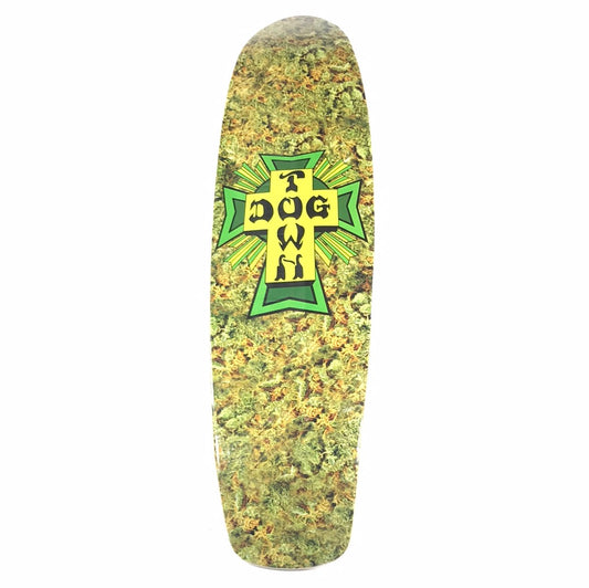 Dogtown Team Weed Green 7.75 Skateboard Deck