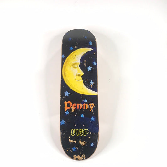Flip Tom Penny Moon Blue/Yellow 7.75 Skateboard Deck