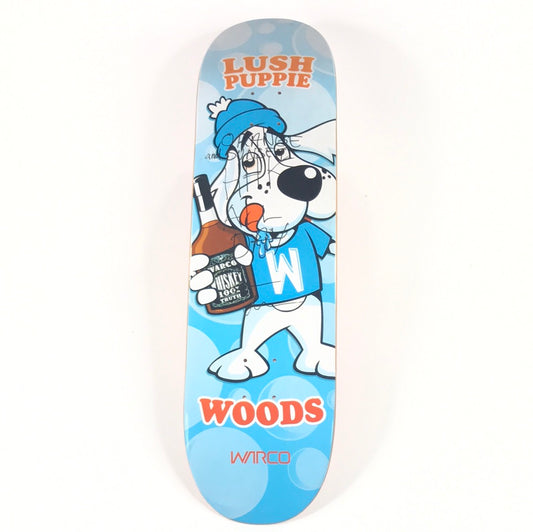 Warco Woods Lush Puppie Blue 8.5 Skateboard Deck