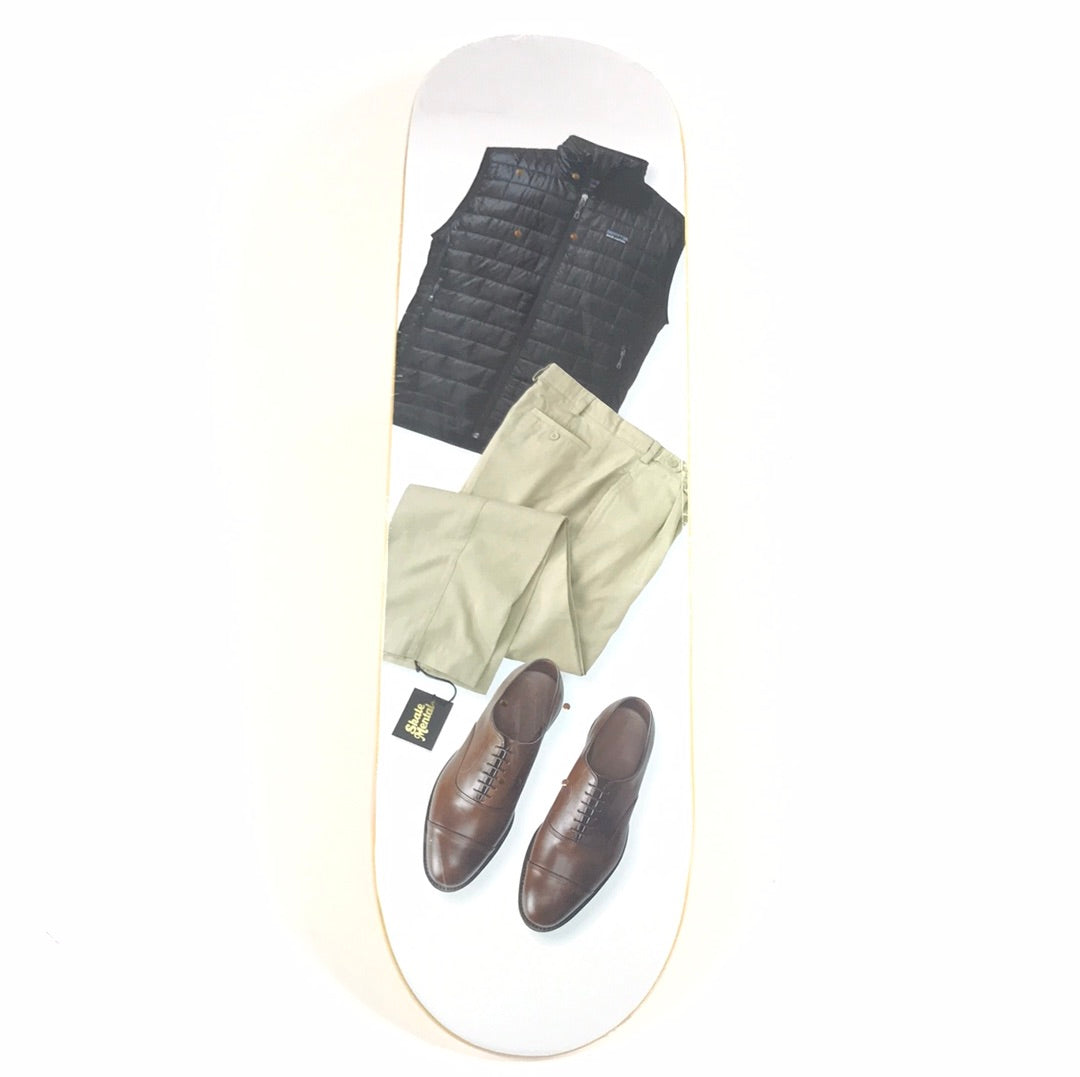 Skate Mental Jack Curtin Classy Khakis White 8.25 Skateboard Deck