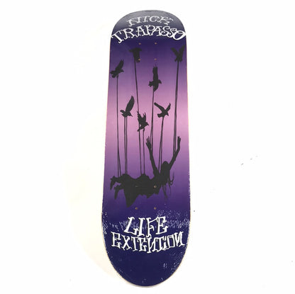 Life Extention Nick Trapasso Flying Purple 8.0'' Skateboard Deck