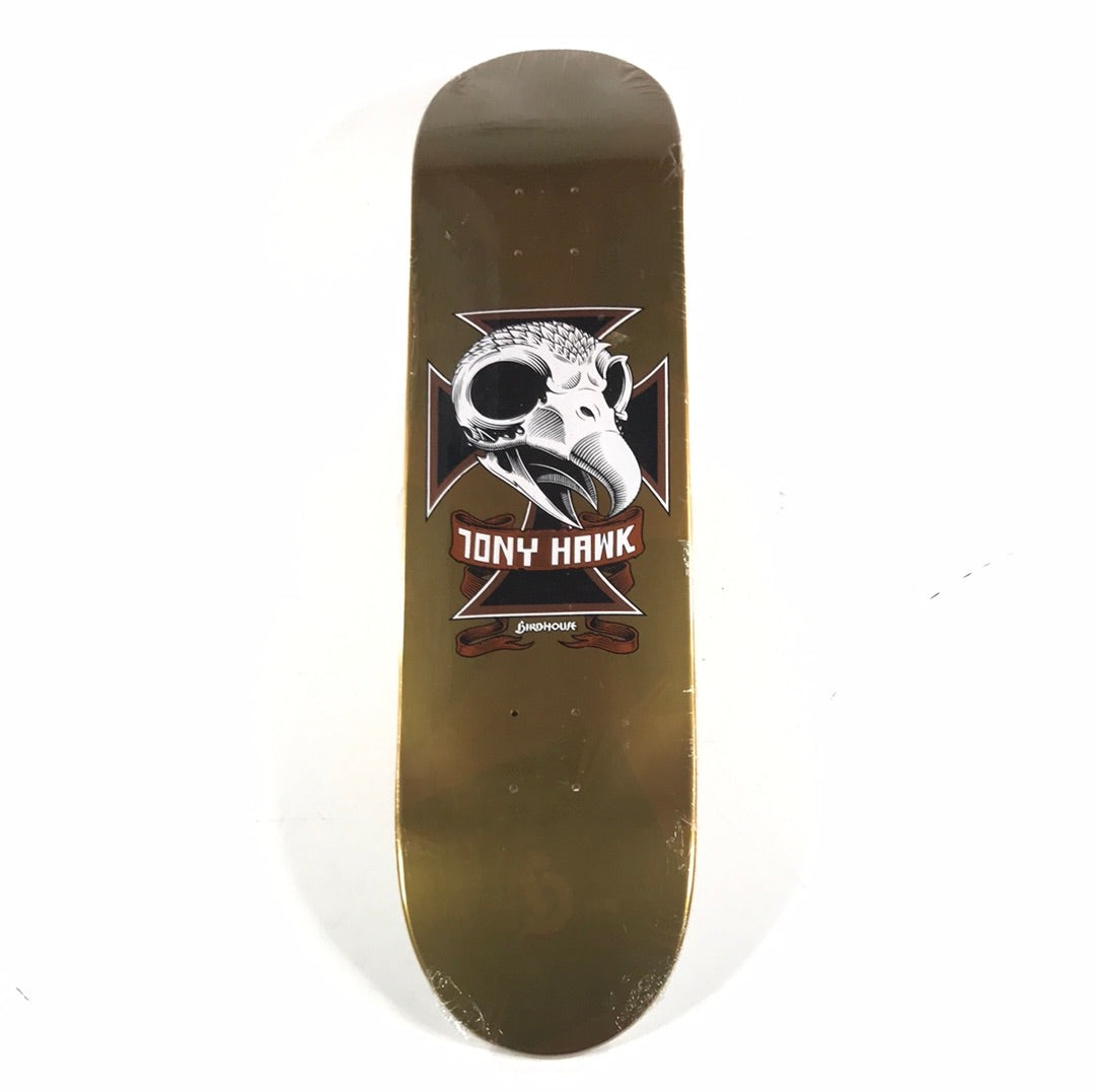 Birdhouse Tony Hawk Classic Hawk Gold 8'' Skateboard Deck