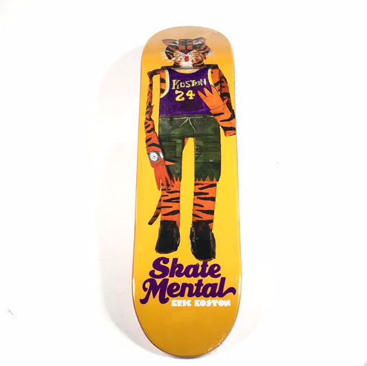 Skate Mental Eric Koston Kobe Tiger Yellow 8.12" Skateboard Deck