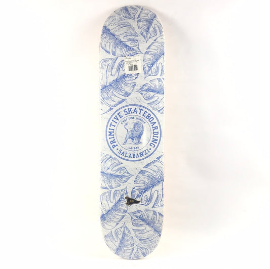 Primitive Bastien Salabanzi Lion White/Blue 8" Skateboard Deck