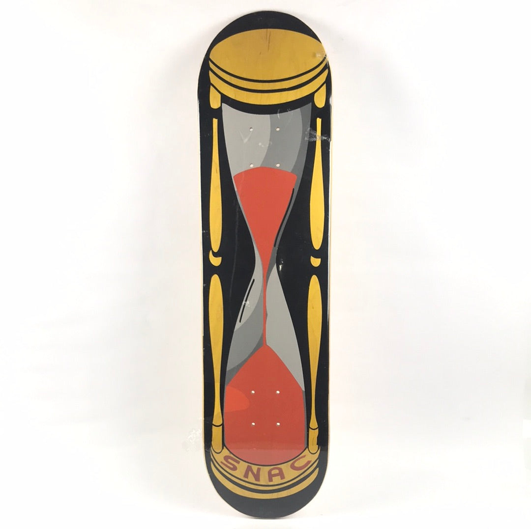 Snac Sand Timer Yellow/Brown 8.125" Skateboard Deck