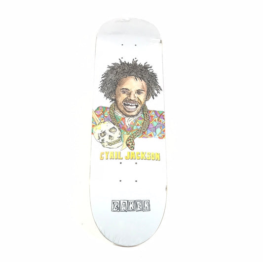 Baker Cyril Jackson Portrait White 8.3 skateboard Deck