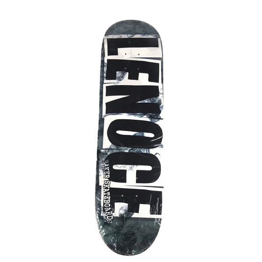 Baker Jeff Lenoce Smokey Logo Grey 7.75 Signed Skateboard Deck