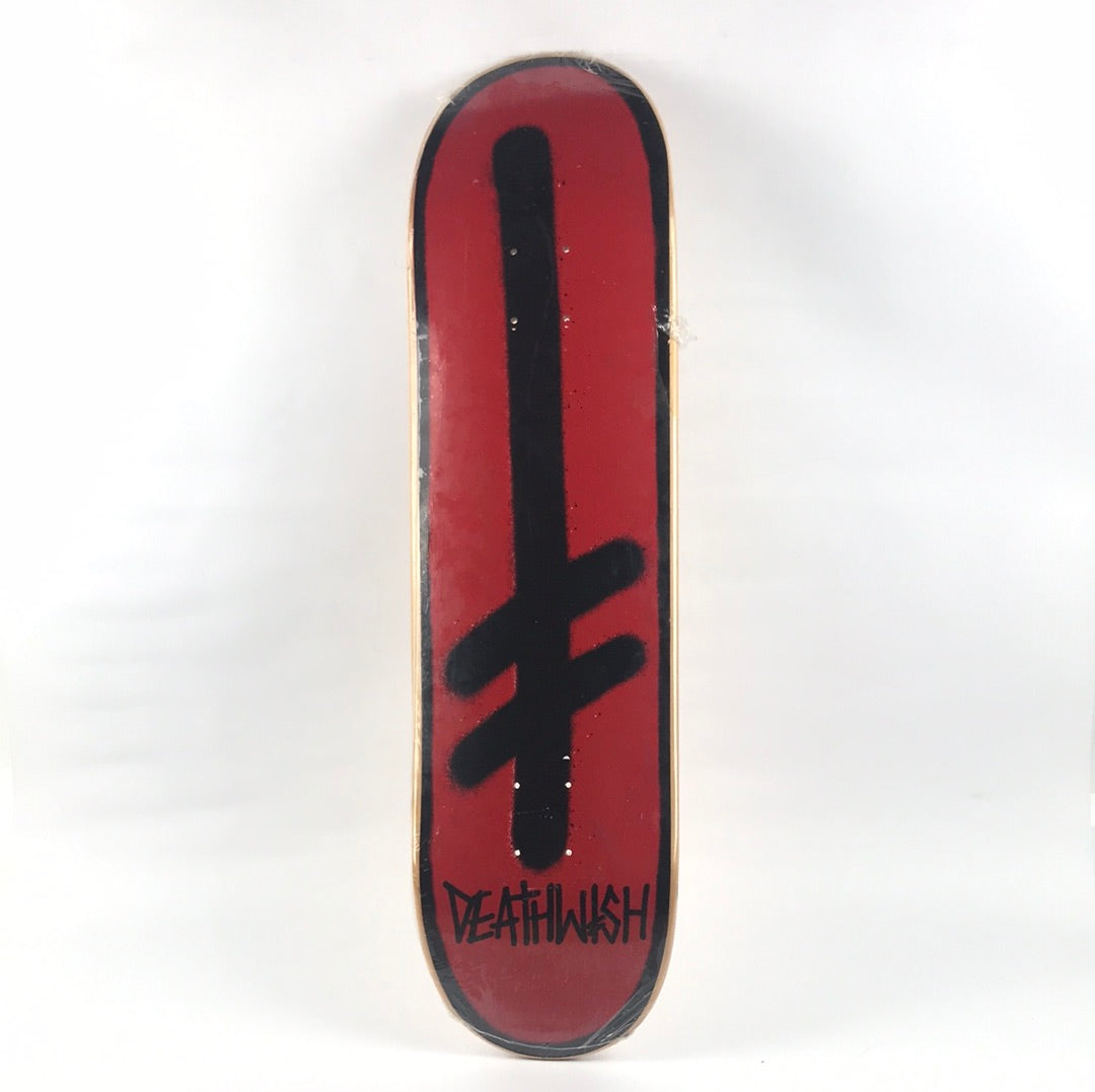 Deathwish Team Classic Spray Red/Black 8.4'' Skateboard Deck