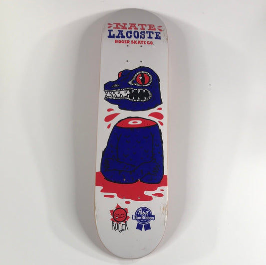 Roger Skate Co. Nate Lacoste Headless Dinosaur 8.25 Skateboard Deck