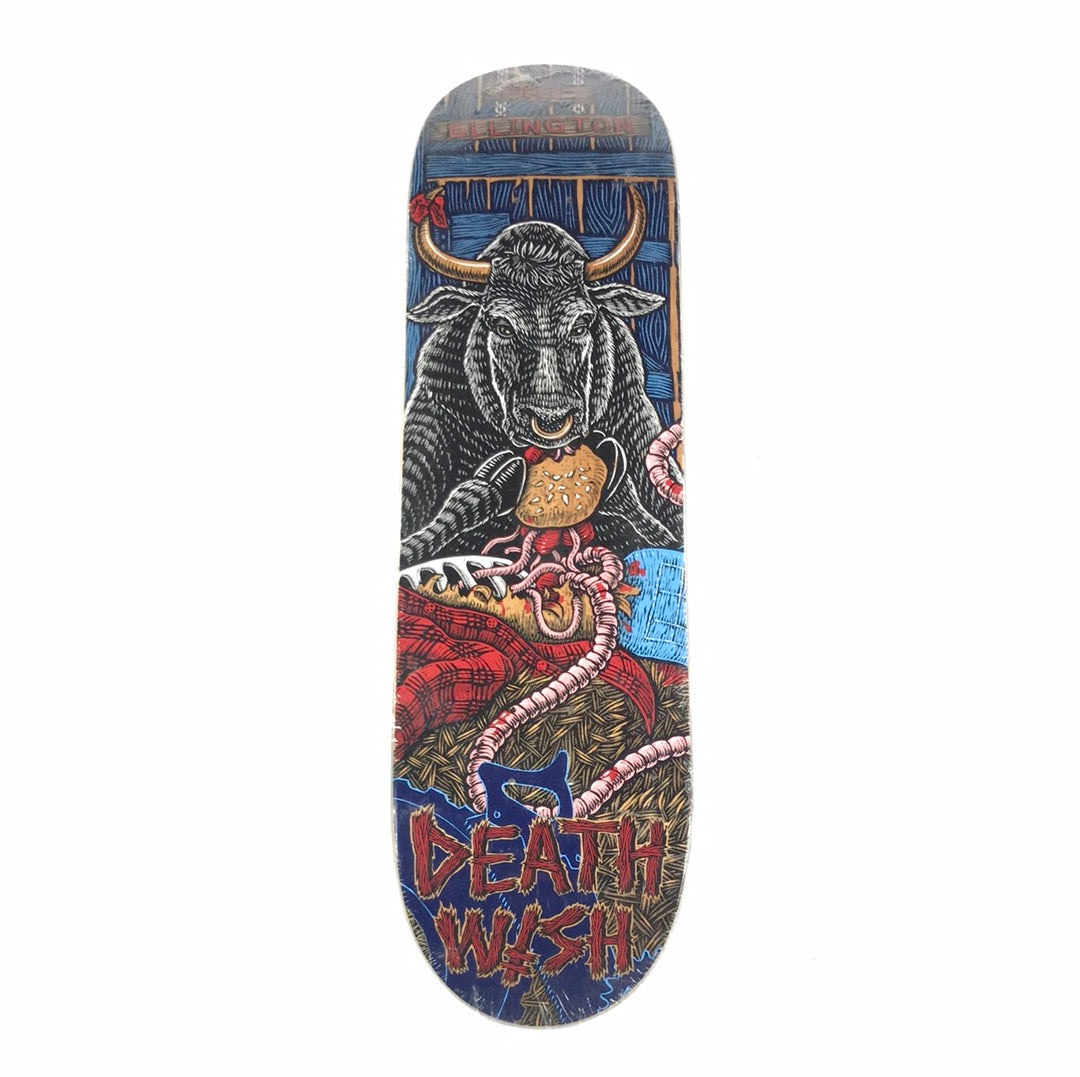 Deathwish Erik Ellington Human Burger Blue 8.38 Skateboard Deck