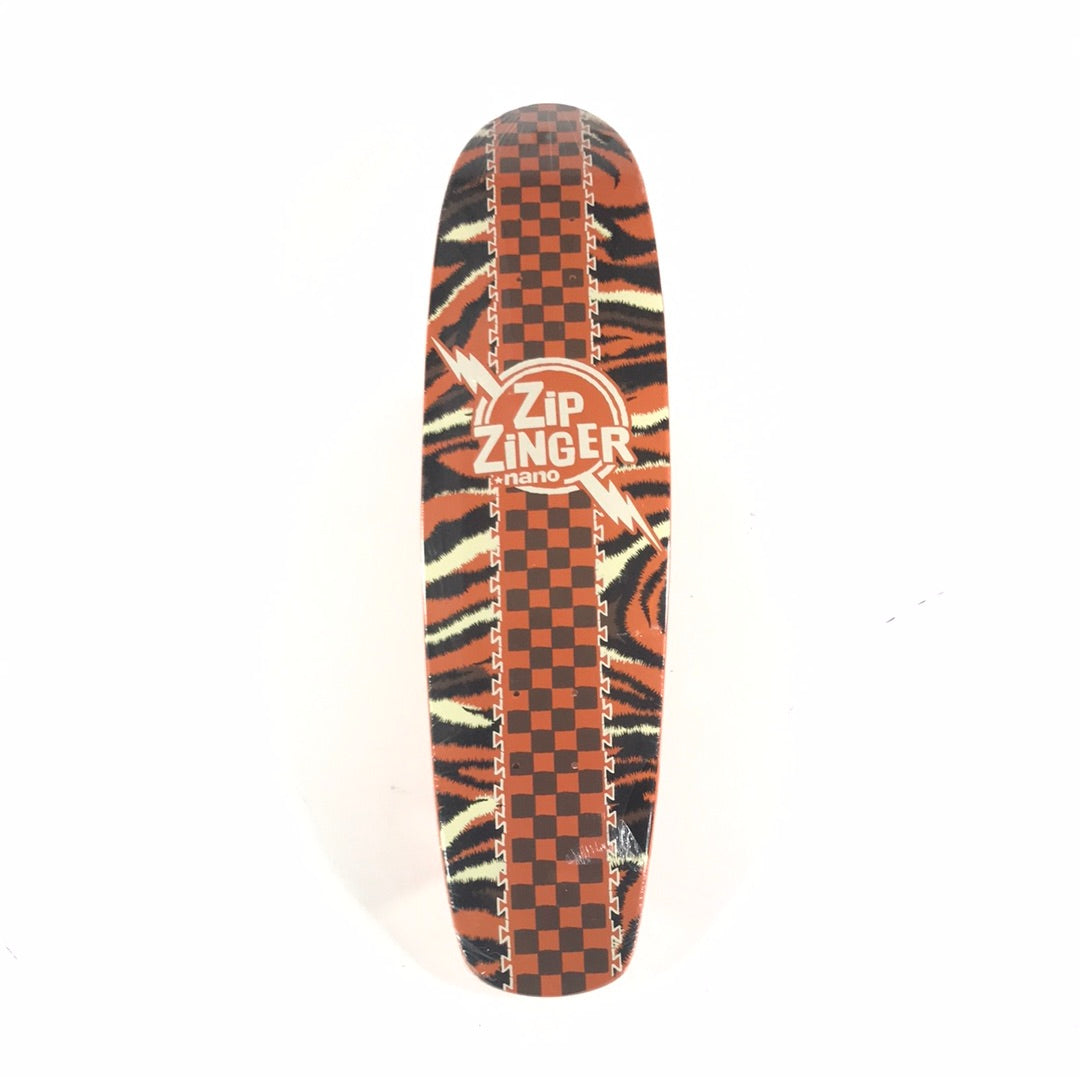 Krooked Zip Zinger Nano Tiger/Orange 7.2" Skateboard Deck