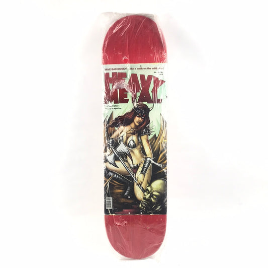 Darkstar Dave Bachinsky Walk On The Wild Side Red 8.25" Skateboard Deck