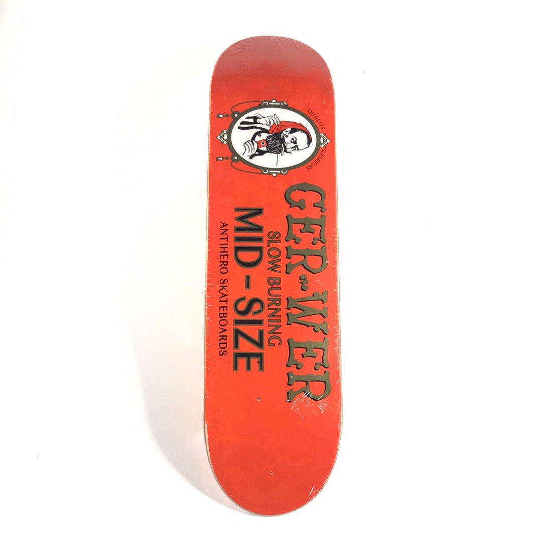 Anti Hero Skateboard Deck - Frank Gerwer - Zig Zag Orange 7 5/8