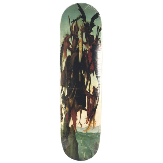 Satanic Demons Green/Multi 8.38" Skateboard Deck