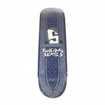 Suicidal Skates Team Pattern Blue 8.0'' Skateboard Deck