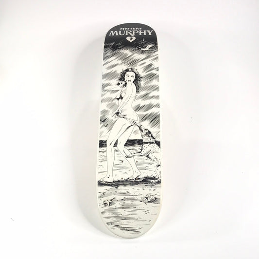 Mystery Dan Murphy Dog Beach Black/White 7.5" Skateboard