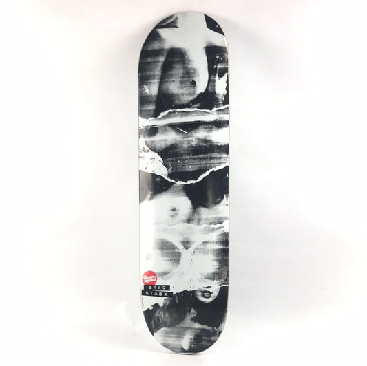 Skate Mental Brad Staba Boobs Black/White 8.38'' Skateboard Deck