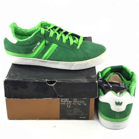 Supra Tom Penny Sport Green Suede US Mens Size 12